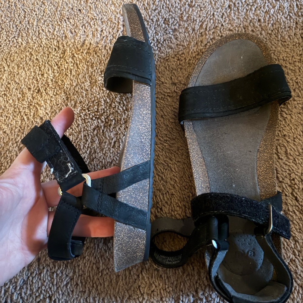 Black Women's Teva Sandals